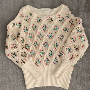 Sequin Sweater (Anthropologie)